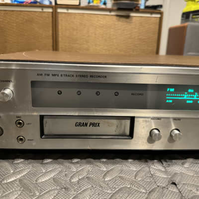 Gran Prix Model 3000 Am/Fm 8 Track Cassette Tape Multiplex Stereo Recorder Receiver image 3