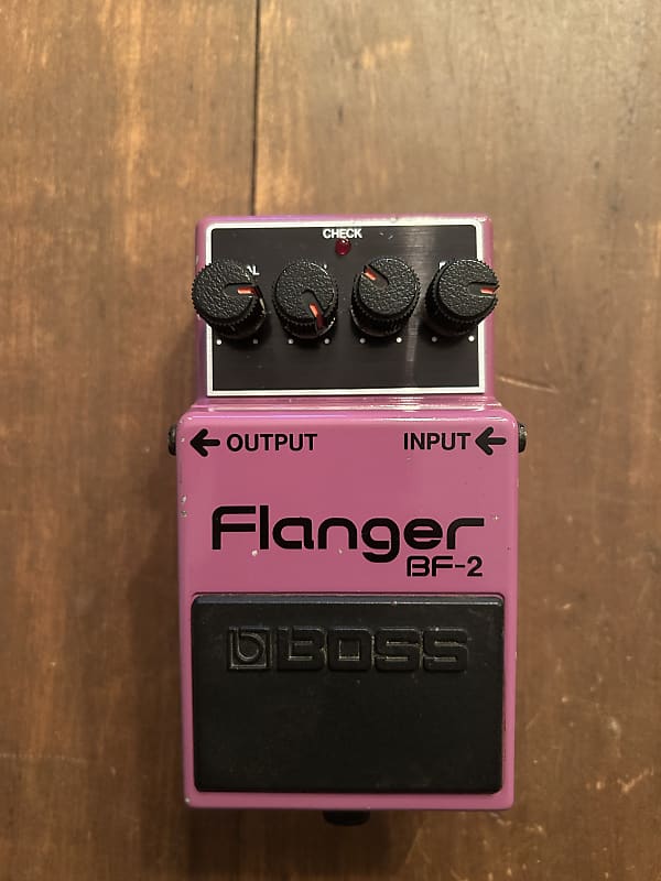 Boss BF-2 Flanger 1980-1984 (Black Label) Made In Japan | Reverb