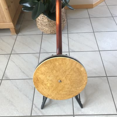Framus tenor banjo, late Dixi model, vintage 1965 - brown/silver image 11