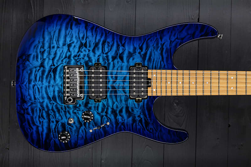 Charvel Pro-Mod DK24 HH 2PT CM QM - Chlorine Burst | Reverb