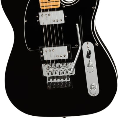 Fender American Ultra Luxe Telecaster HH w/ Floyd Rose. Maple Fingerboard, Mystic Black image 5