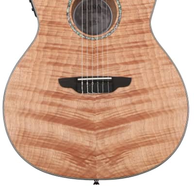 Luna High Tide Exotic Mahogany Nylon-string Acoustic-electric