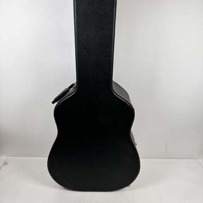 Fender FA-100 Black Acoustic Guitar w/ Hard Case image 2