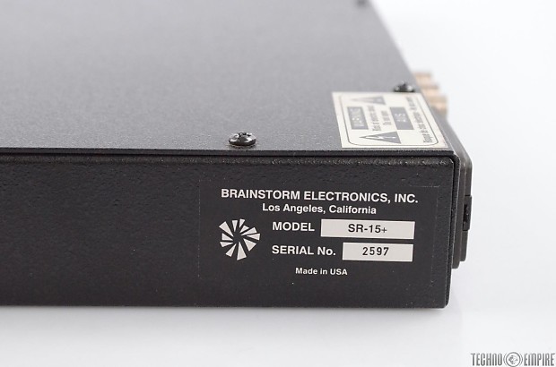 Brainstorm Electronics SR-15+ Time Code Distripalyzer w/ BNC