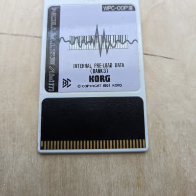 Korg Wavestation WPC-00P III, Bank 3 Data Card image 1