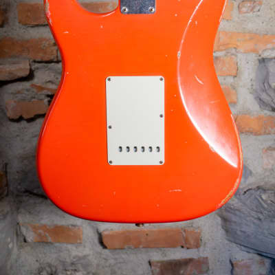 Fender Masterbuilt Dennis Galuszka Stratocaster 1960 Relic Fiesta Red Brazilian (Cod.1040) 2010 image 6