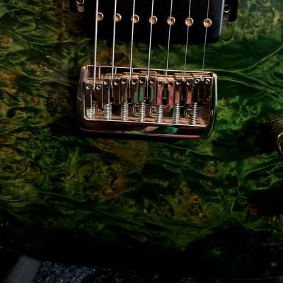 Grainger Guitars  Apollo 7 String, Lizard Green Seven String image 11