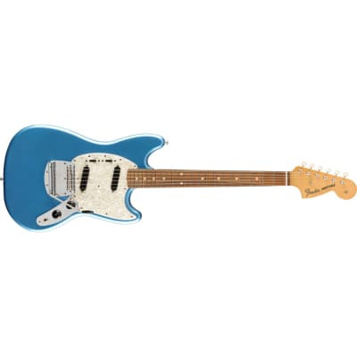 Fender Vintera '60s Mustang Guitar Pau Ferro Fingerboard - Lake Placid Blue image 4