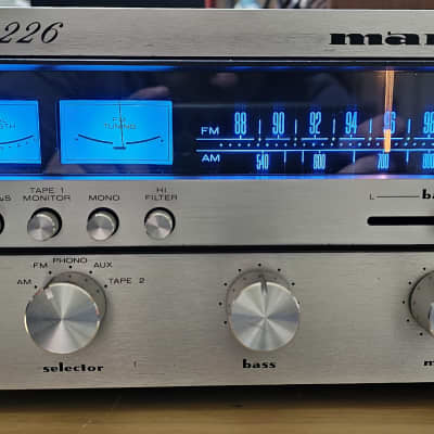 Marantz Model 2226 26-Watt Stereo Solid-State Receiver 1977 - 1979 - Silver with metal Case image 4