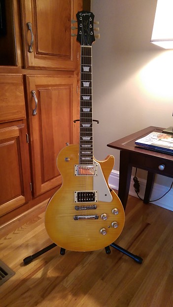 Limited Edition Epiphone Les Paul Standard Trans Amber UPGRADED
