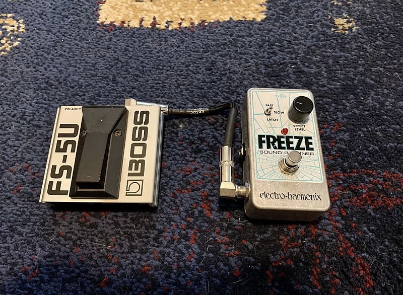 EHX Freeze W/Remote Mod, infinite hold, pedal tone, piano-like sustain,  sample hold, Nano, Electro-Harmonix, gamechanger plus