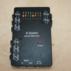 Payne Labs K-SwitchPayne Labs K-Switch: MIDI guitar amplifier and effects loop switcher - GREAT! image 1