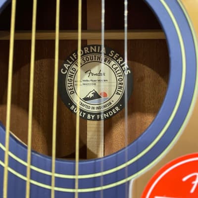 Fender California Series Malibu Player  - Midnight Satin image 4