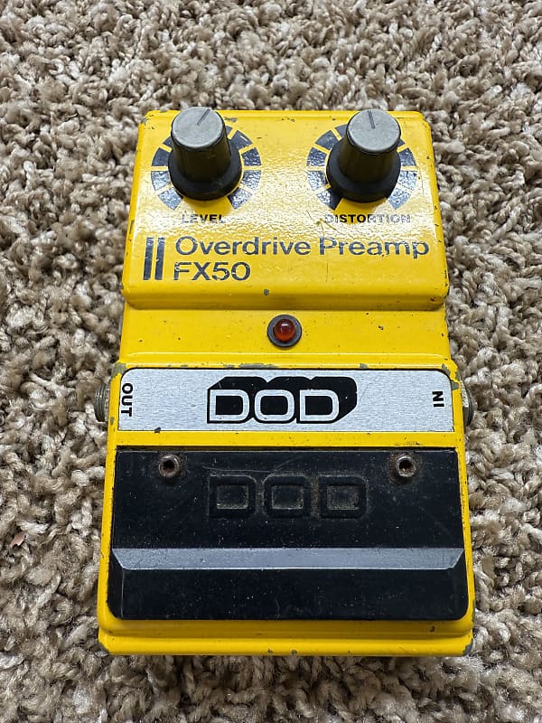 DOD FX50 Over drive Preamp希少価値エフェクター DOD FX50 Over