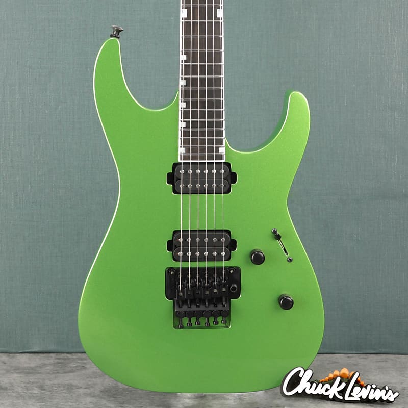 ESP USA MII Deluxe FR Electric Guitar - Lizard Spit Green Metallic - #US22261 - Display Model image 1