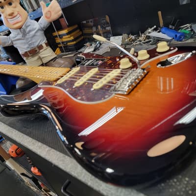 New, open box, Fender American Professional II Stratocaster 2024 3 Color Sunburst, Free Shipping! image 15