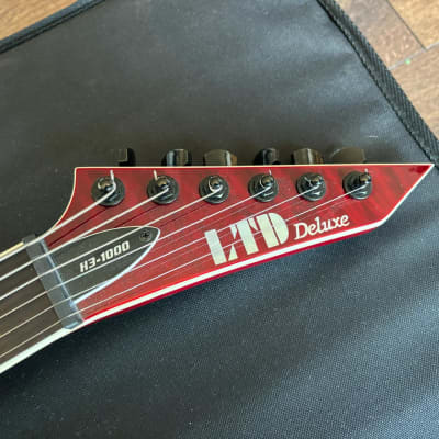 ESP LTD H3-1000 QM See Thru Black Cherry image 6