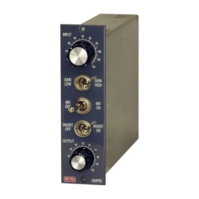 Retro Instruments 500PRE 500 Series Tube Mic Preamp Module