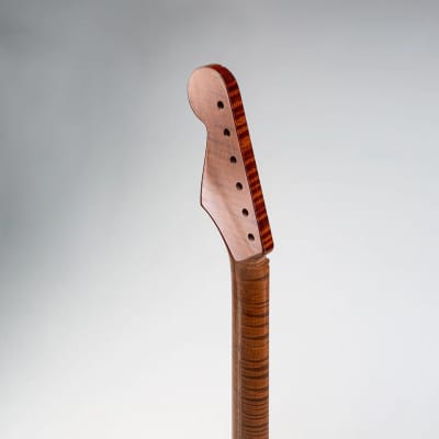 Select "Licensed by Fender®" AAA+ Roasted Flame Maple "VIN-MOD" Replacement Neck for Stratocaster® image 5