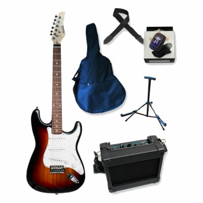 Axiom Beginner Electric Guitar Pack - Sunburst image 1