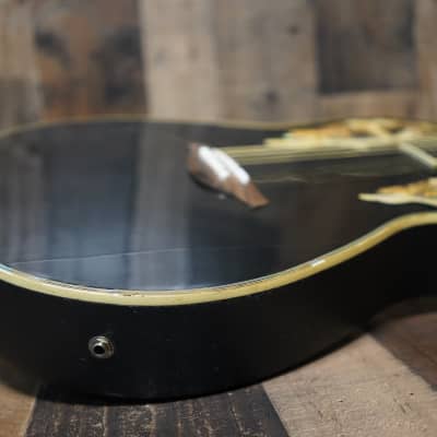 Galveston WOB-500BK Black Acoustic Electric Guitar Plastic Back | Needs Work | See Description | image 6