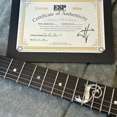 ESP Custom Shop Snakebyte James Hetfield Mint & Complete image 19