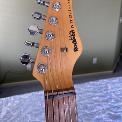 Rockoon Schaller Super Material Guitar 80s-90’s - Trans Blue image 3