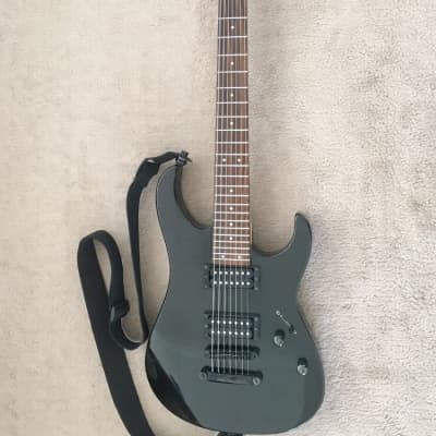 Washburn WG-587 7-strings black 7 string | Reverb