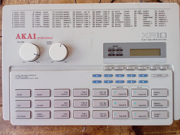 Akai XR10 16 bit PCM Drum Machine | Reverb