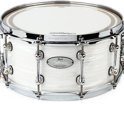 Pearl RFP1465S/C452 Reference Pure 6.5x14" Snare Drum in Pearl White Oyster (Made to Order) image 1