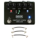 MXR M292 Carbon Copy Deluxe Analog Delay Pedal with 3 Patch Cables