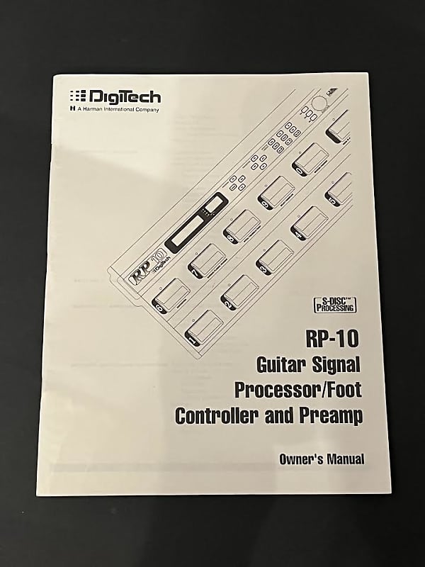 DigiTech RP10 Guitar Signal Processor/Foot Controller and Reverb