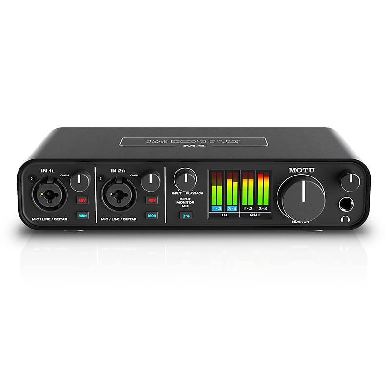 Motu M4 4x4 USB Audio Interface with Studio Quality Sound image 1