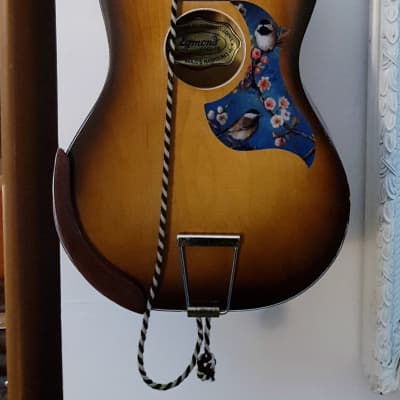 Egmond 105/Toledo S1 1957-60s - Tobacco sunburst  vintage parlor guitar image 7