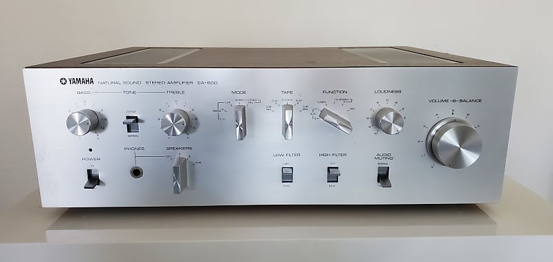 Vintage stereo integrated amplifier YAMAHA CA-600 | Reverb