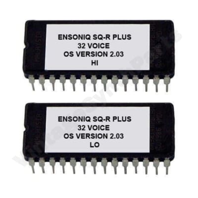 Ensoniq SQ-R Plus 32 Voice – Version 2.03 OS Firmware Upgrade update SQR Rom Chip