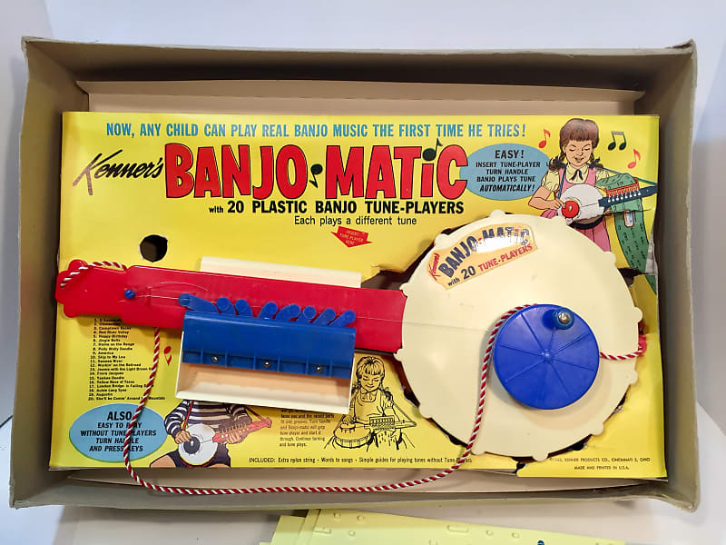 Kenner Toy Co. - Enjoy this 1962 Banjo-matic toy banjo player that's part  of Kenner Toy Co. history!