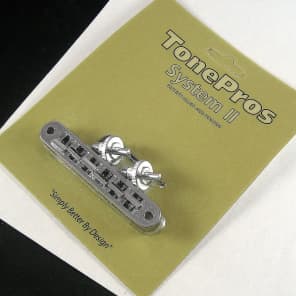 TonePros TP6-C Standard Metric Locking Tune-O-Matic Bridge with Small Posts