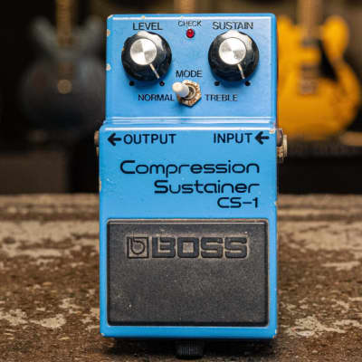 ギター BOSS Compression Sustainer CS-1 1979 Boss CS-1 Compressor - Silver Screw - Made In Japan
