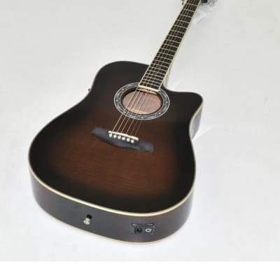 Ibanez PF28ECEDVS PF Series Acoustic Guitar in Dark Violin Sunburst 0006 for sale