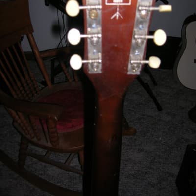 Truetone (Western Auto Brand) Archtop Acoustic Guitar Late 1950's - Vintage Sunburst, Light In Color image 4