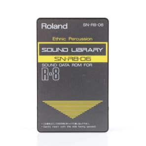 ROLAND SN-R8-06 Ethnic & SN-R8-01 Contemporary Percussion R8 ROM Cards #26745 image 2
