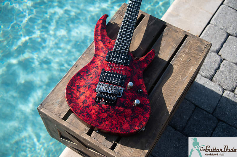 2011 Edwards by ESP E-HR-135III - Volcano Red - Seymour Duncan Pickups -  Floyd Rose - MIJ - Video