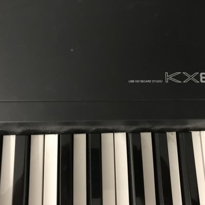 Yamaha KX8 88-key fully weighted hammer action keys midi controller, stand,  foot pedal, and chair image 2
