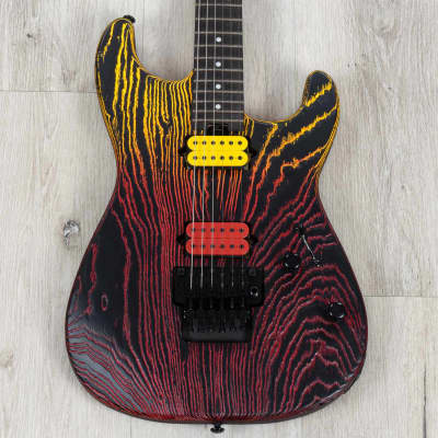 Charvel Pro-Mod San Dimas Style 1 HH FR E Ash Guitar, Ebony Fretboard, Sunburn image 1