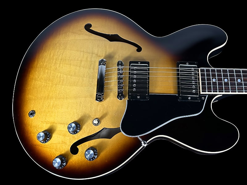 2023 Gibson ES-335 Dot Semi-Hollow Gloss - Vintage Burst image 1