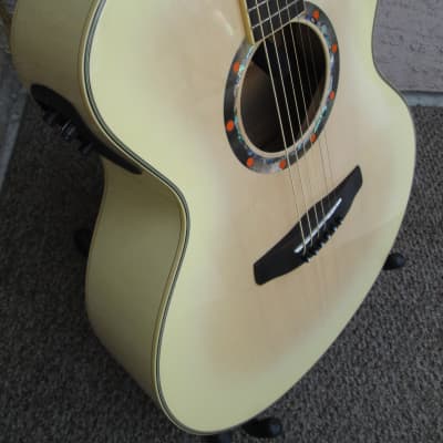 1990's Yamaha CPX15NA North Arctic White Acoustic Guitar | Reverb