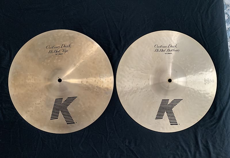 Zildjian K Custom Dark 14” Hi Hats Reverb