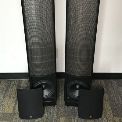 Quad ESL 2805 Electrostatic Floorstanding Speakers; Black Pair; AS