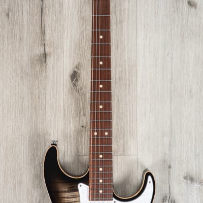 Suhr Standard Plus HSS Guitar, Pau Ferro Fretboard, Trans Charcoal Burst image 4